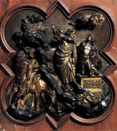 Ghiberti, Sacrifice of Isaac, Competition Panel